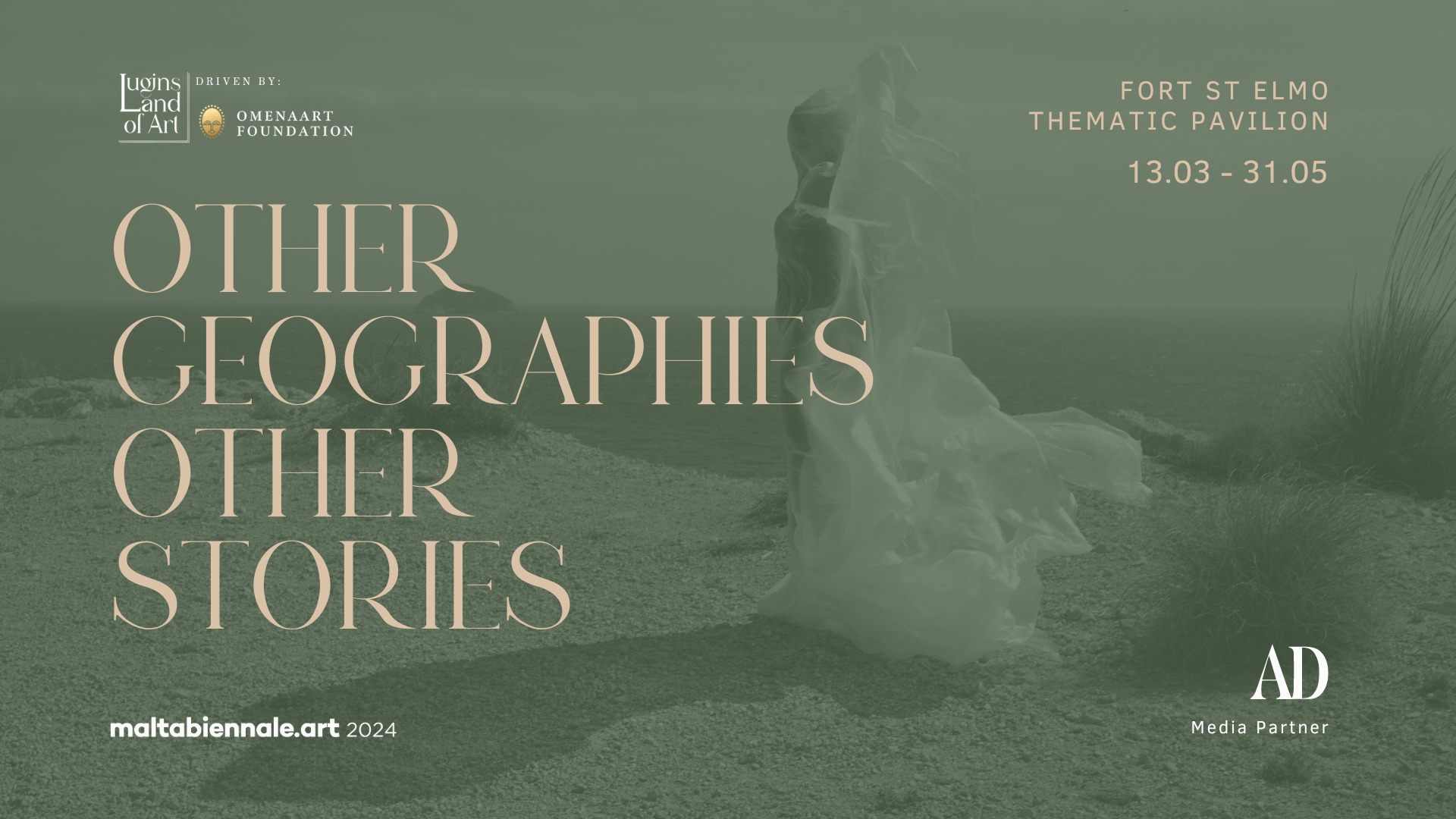 Poster Other Geographies, Other Stories LuginsLand of Art